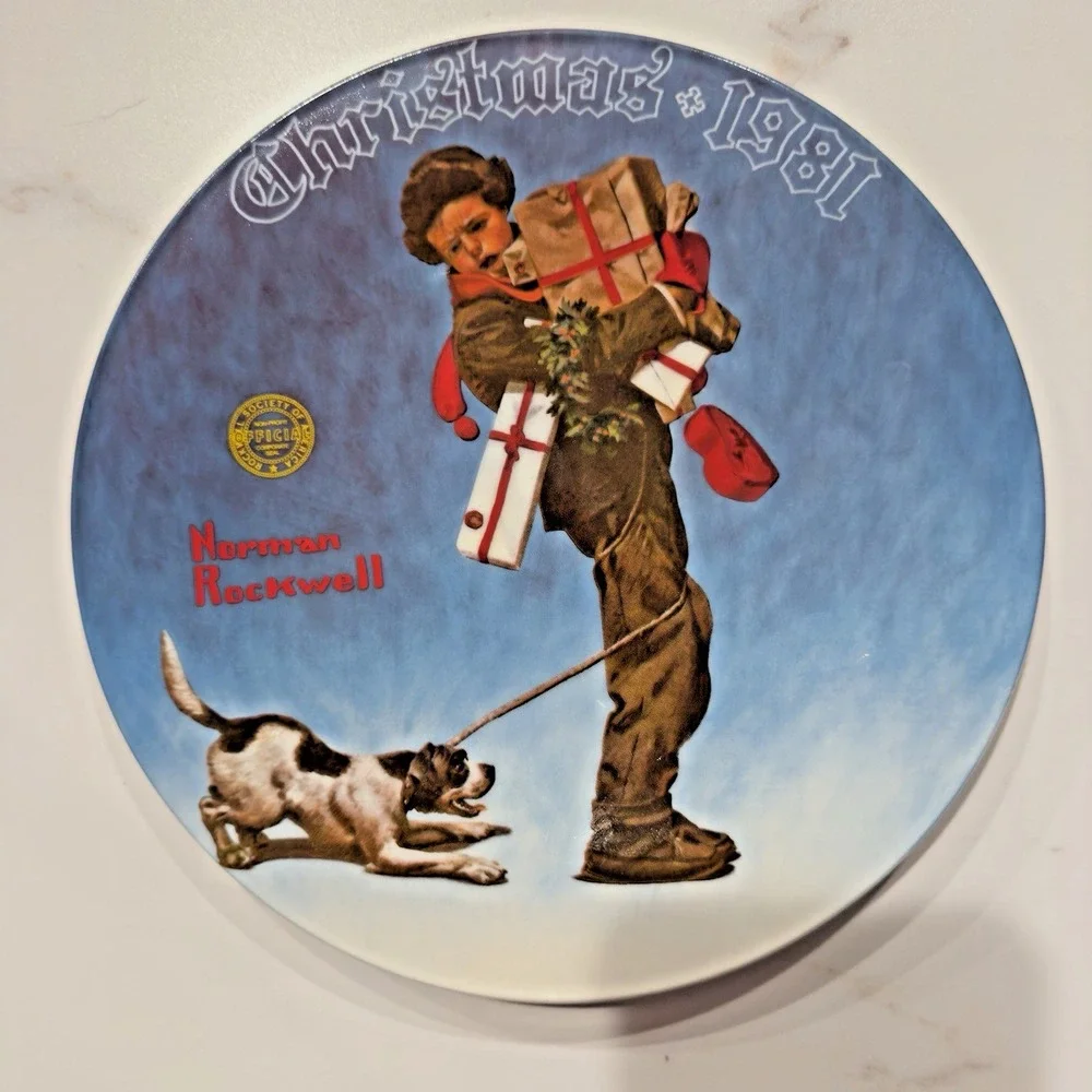 Norman Rockwell plate 1981 